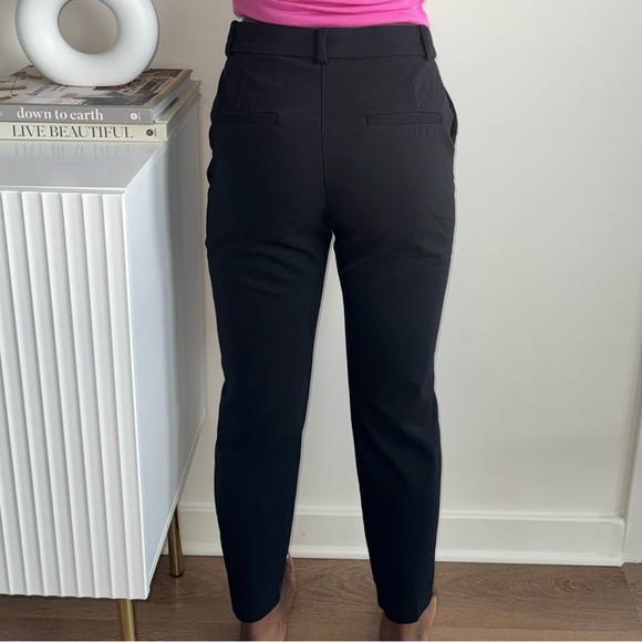 H&M Black Straight-Leg Ankle Dress Pants - Picture 2 of 7